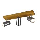 Spot plafond moderne nickel, Kaso