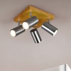 Spot plafond moderne nickel, Kaso