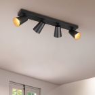 Spot plafond moderne noir, Rawien