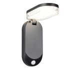 Applique solaire extérieur moderne noire, Laquisha, 3W, 4000K LED, IP44