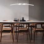 Suspension design blanche, Quirinus, 18W, 4000K LED