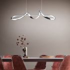 Suspension design chromée, Renso, 37W, 4000K LED, gradable en 3 étapes