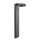 Lampadaire extérieur solaire moderne anthracite, Sunny, 4,5W, 3000K LED, IP44