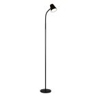 Lampadaire moderne noir, Rahul, 4,5W, 3000K LED, avec interrupteur
