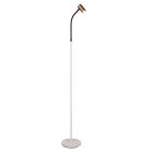 Lampadaire moderne marron, Suradj, avec interrupteur