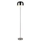 Lampadaire rechargeable moderne nickel, Dustin, 2,5W, 3000K LED, gradable en 3 étapes