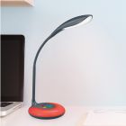 Lampe de bureau moderne anthracite, Zetan, 3W, RGBW LED, avec variateur tactile