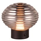 Lampe de table rechargeable rétro noire, Walid, 2W, 3000K LED, avec variateur tactile