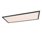 Lampe plafond moderne noire, Marlise, 33,5W, blanc chaud à froid réglable LED, avec télécommande