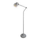 Lampadaire gris industriel, Redon, avec interrupteur