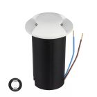 Spot encastré extérieur blanc moderne, Marcus, 1W, 6500K LED, IP67