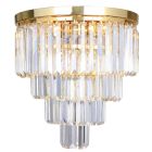 Plafonnier doré design, Kajol