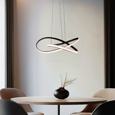 Suspension noire design, Tanya, 21W, 2700K LED