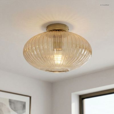 Plafonnier ambre design, Charlois