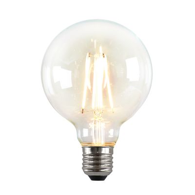 Olucia ampoule LED E27 gradable George, G95, 4W, 2700K