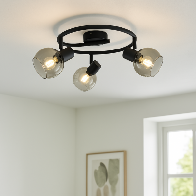Spot plafond gris design, Ayleen