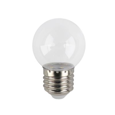 Ampoule LED transparente blanc chaud - 1 Watt