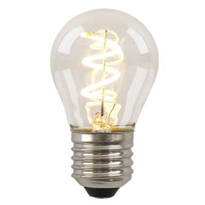Olucia ampoule filament E27 gradable Tuelo, P45, 4W, 2700K