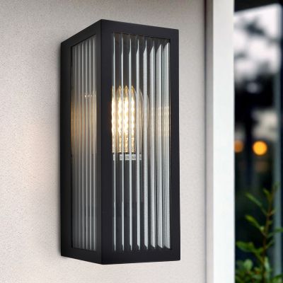 Luminaire extérieur noir moderne, Senne, IP44