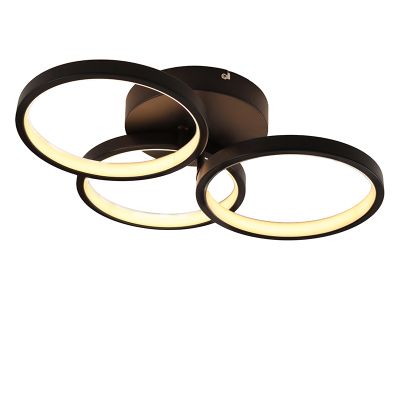 Lampe plafond noire moderne, Giorgio
