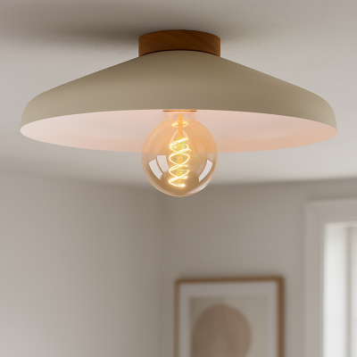 Plafonnier beige rustique, Freddie