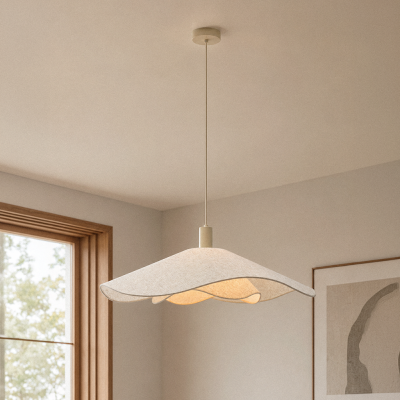 Suspension beige Japandi, Mimi