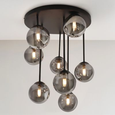 Plafonnier gris design, Stacy