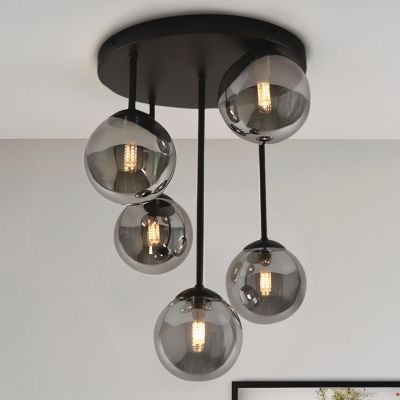 Plafonnier gris design, Stacy