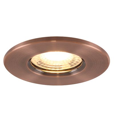Spot encastré salle de bain cuivre moderne, Jule, IP65