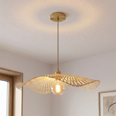 Suspension en bambou marronne, Romee