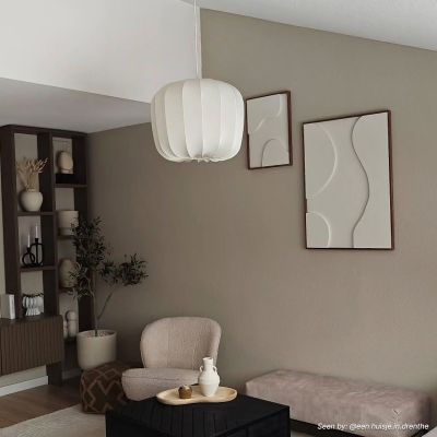 Suspension blanche moderne, Deborah
