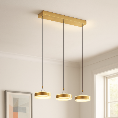 Suspension laiton design, Lava, 56W, 3000K LED