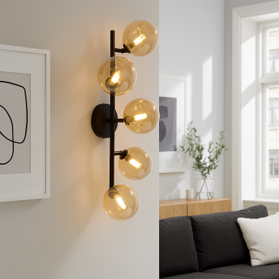 Applique murale ambre design, Remo