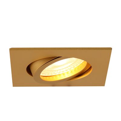 Spot encastré laiton en métal, Scott