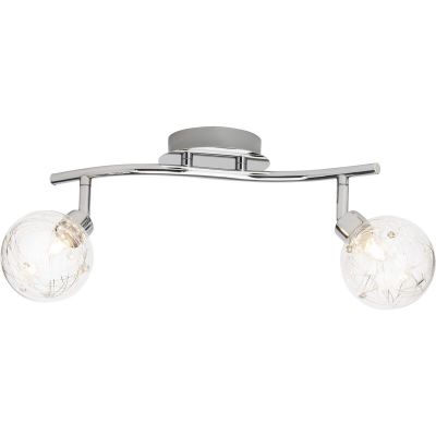 Spot plafond chromé design, Nessa