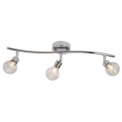 Spot plafond chromé en verre, Joleyn