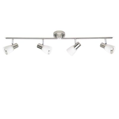 Spot plafond chromé en métal, Alaya