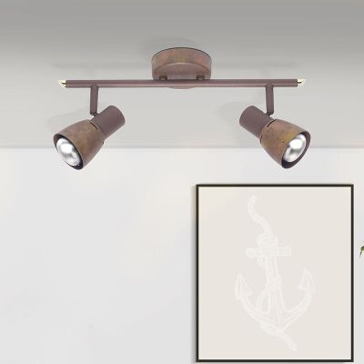 Spot plafond cuivre en métal, Rieko