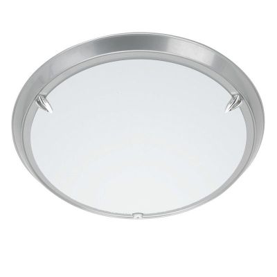 Plafonnier gris en verre, Elene