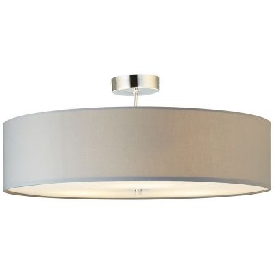 Lampe plafond grise moderne, Tjit