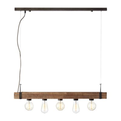 Suspension en bois noire, Asli