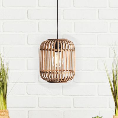 Suspension en bois marronne, Brain