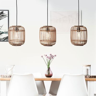 Suspension en bois marronne, Brain