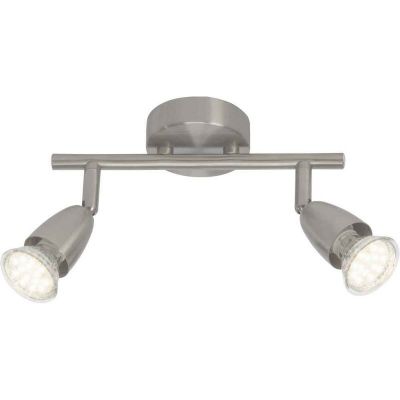 Plafonnier chromé en métal, Keysha, 3W, 3000K LED