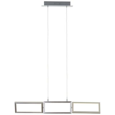 Suspension argentée moderne, Sara, 30W, 3000K LED