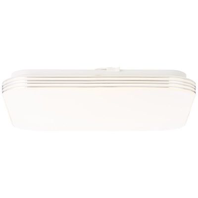 Plafonnier blanc design, Isa, 24W, 3000K LED