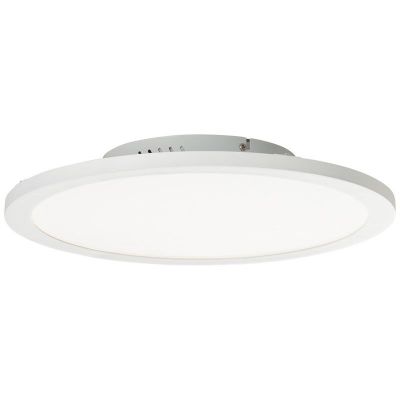 Lampe plafond blanche moderne, Bonny, 24W, couleur réglable LED, avec télécommande