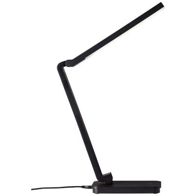Lampe de bureau noire moderne, Hannah, 5W, 5000K LED, avec variateur tactile