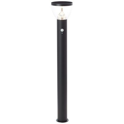 Lampadaire extérieur solaire noir moderne, Saar, 3W, 3000K LED, IP44