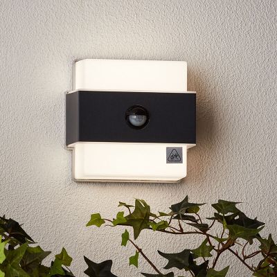 Applique extérieur avec détecteur de mouvement anthracite moderne, Birol, 7,5W, 4000K LED, IP44